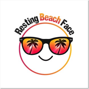 Resting Beach Face Posters and Art